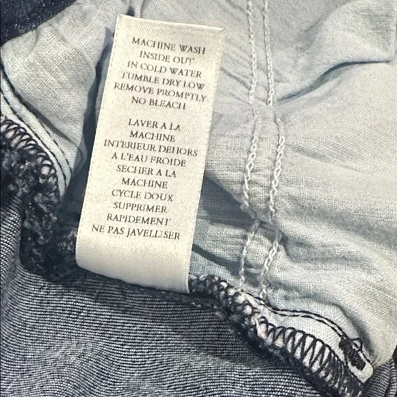 Frank & Eileen Women’s Blue Denim Sligo Skinny Jean Raw Hem Boho Classic Size 27 - Picture 11 of 14